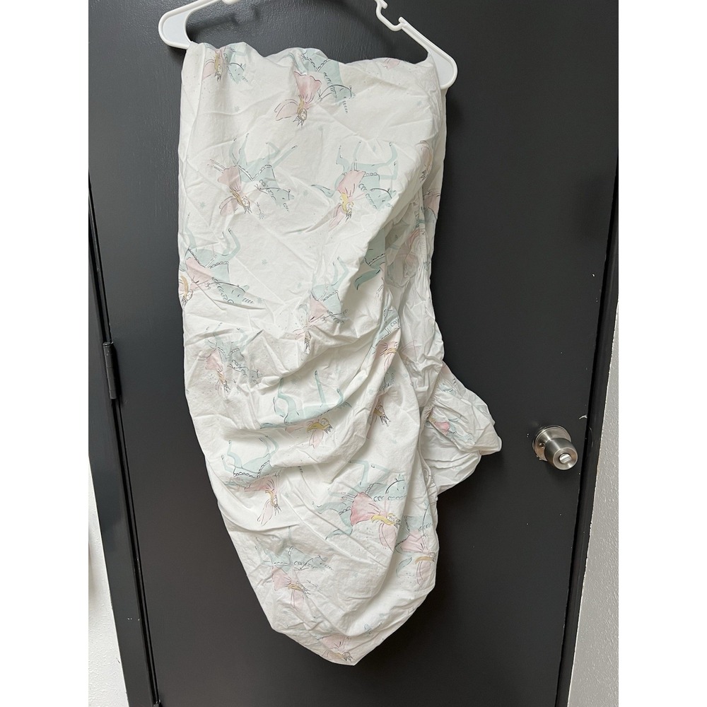Pottery Barn Kids Twin Flat &Fitted Sheet, 1 Pillow Case Princess Ellie Unicorn